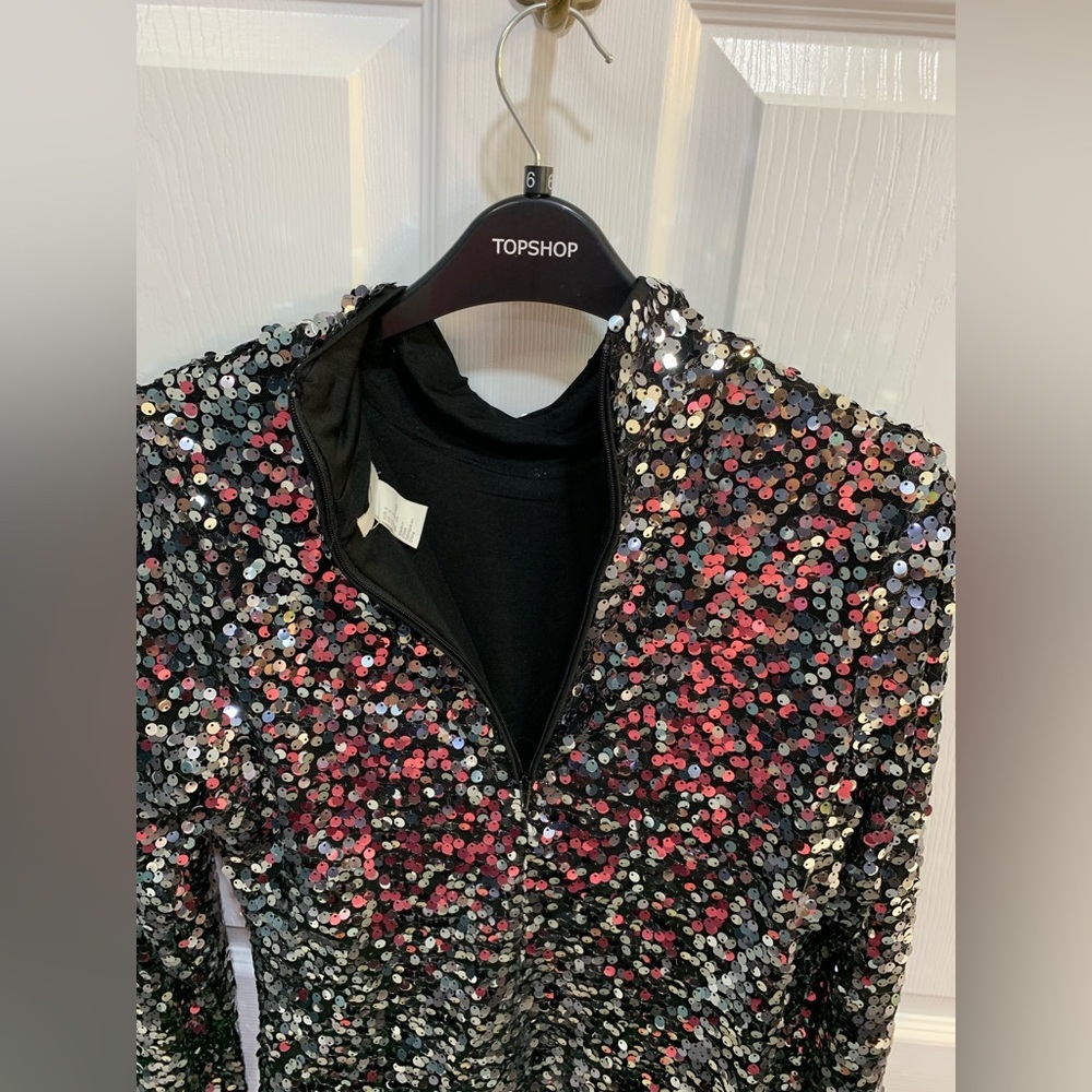 H&M Sequence Blouse Size Small - image 8